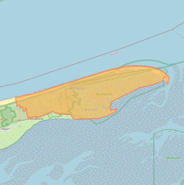 Kaart van postcodegebied 8897HD.