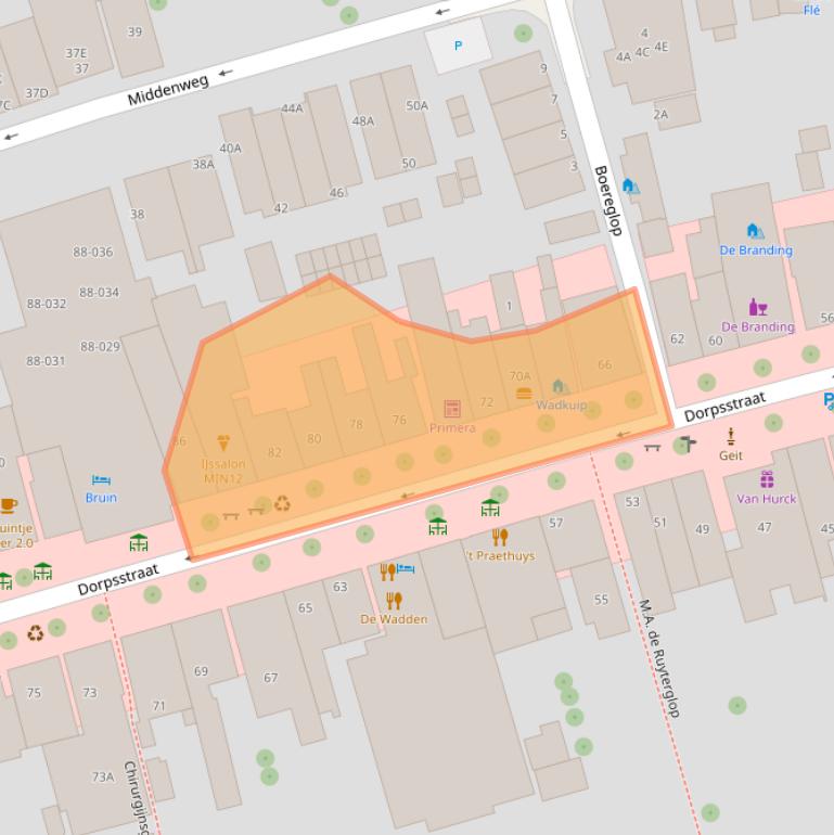 Kaart van postcodegebied 8899AK.