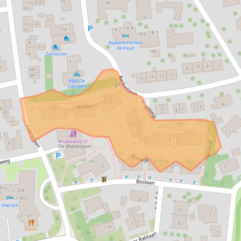 Kaart van postcodegebied 8899CK.