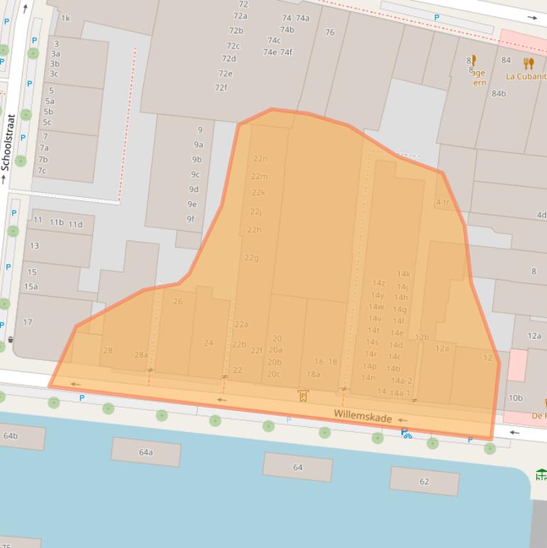 Kaart van postcodegebied 8911BB.