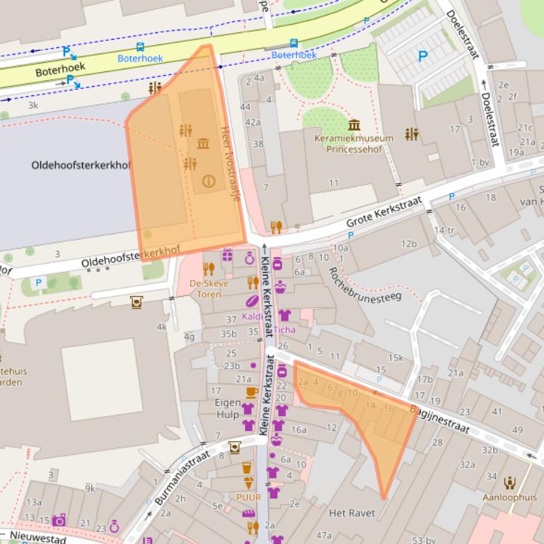 Kaart van postcodegebied 8911DP.