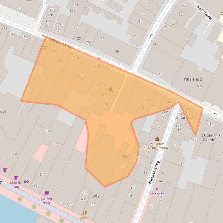 Kaart van postcodegebied 8911DR.