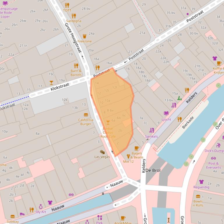 Kaart van postcodegebied 8911HA.