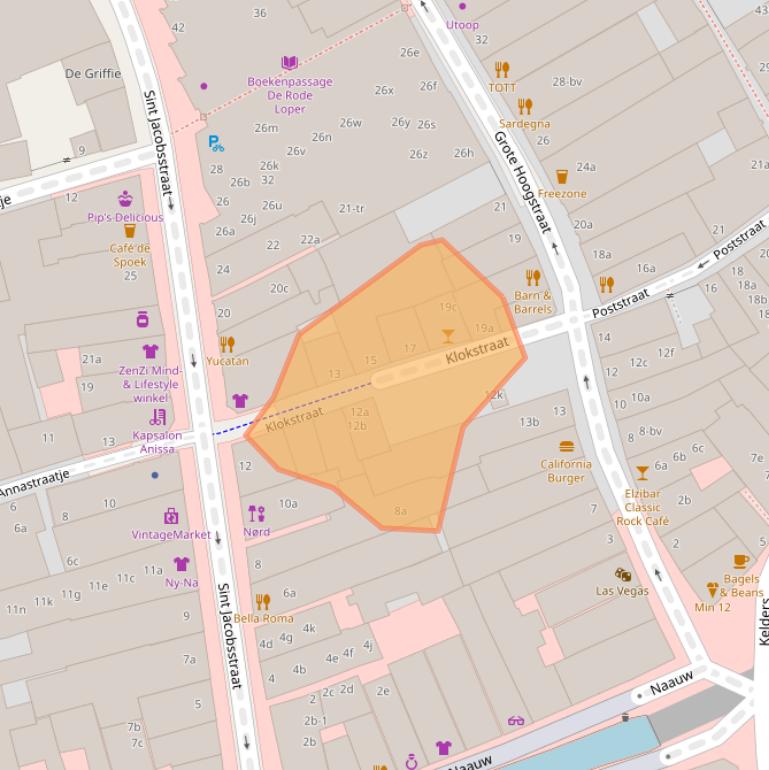 Kaart van postcodegebied 8911HC.