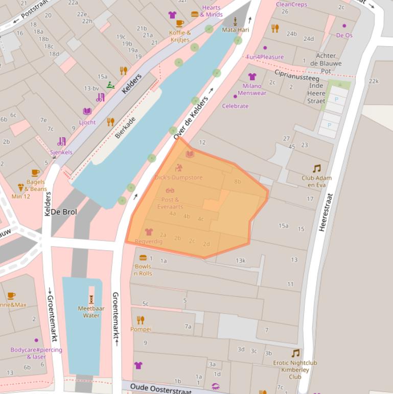 Kaart van postcodegebied 8911JE.