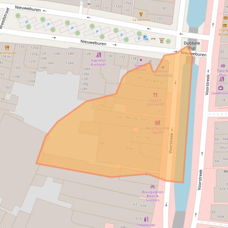 Kaart van postcodegebied 8911JL.