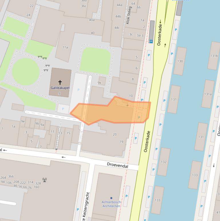 Kaart van postcodegebied 8911KH.