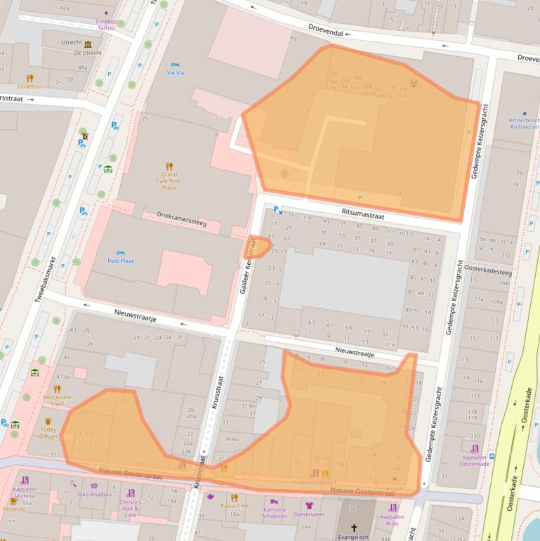 Kaart van postcodegebied 8911KM.
