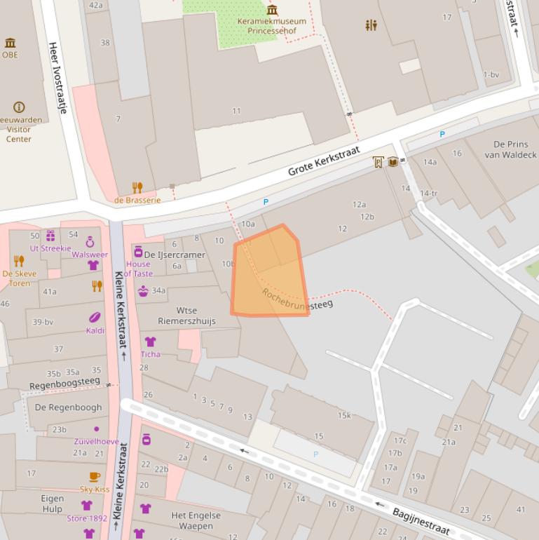 Kaart van postcodegebied 8911ZA.