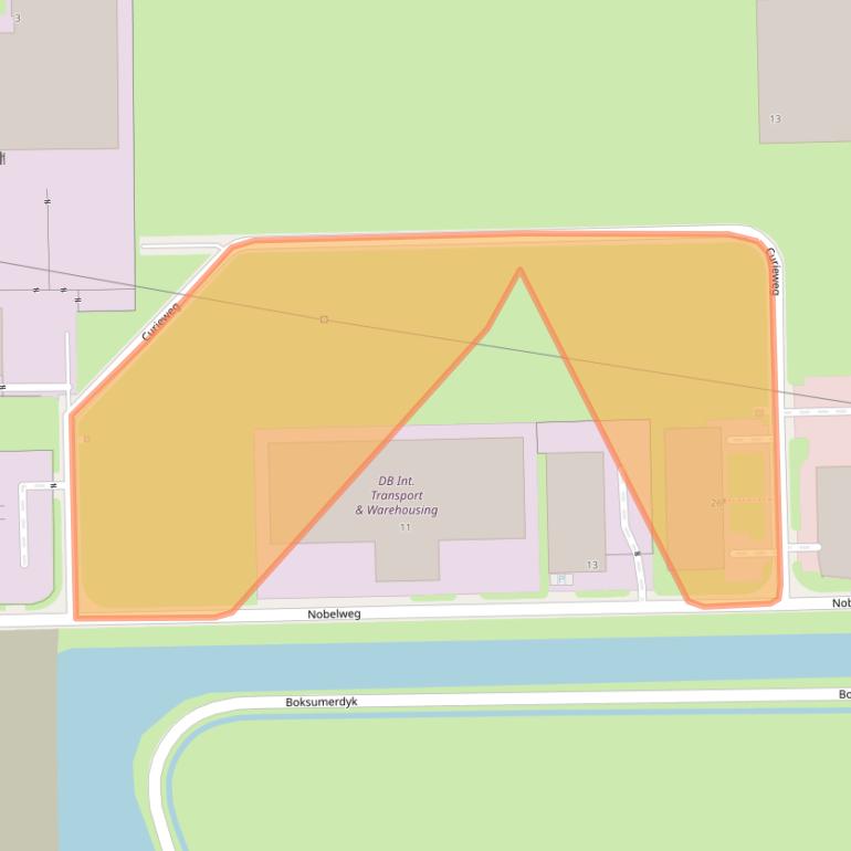 Kaart van postcodegebied 8912BK.