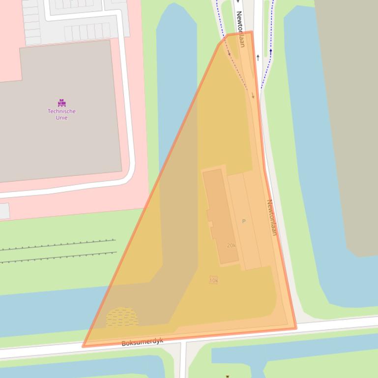 Kaart van postcodegebied 8912BN.