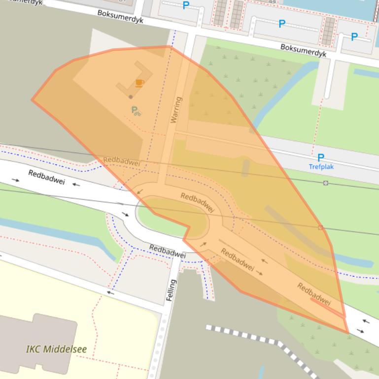 Kaart van postcodegebied 8912CH.