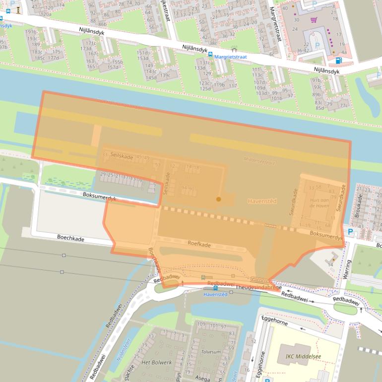 Kaart van postcodegebied 8912CL.