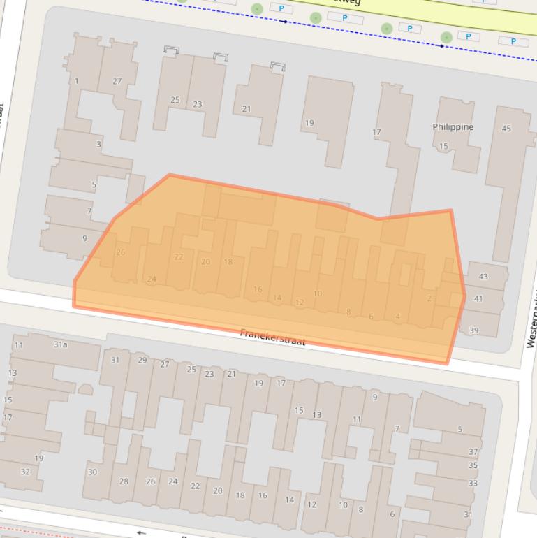 Kaart van postcodegebied 8913AN.