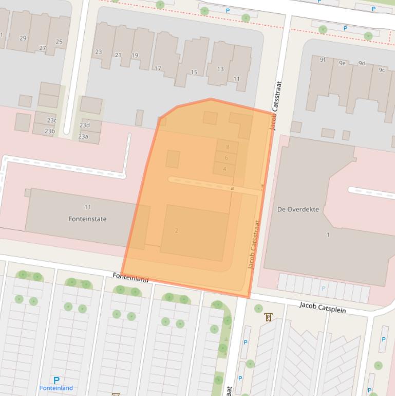 Kaart van postcodegebied 8913CM.