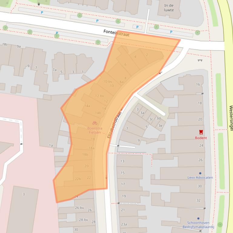 Kaart van postcodegebied 8913CP.