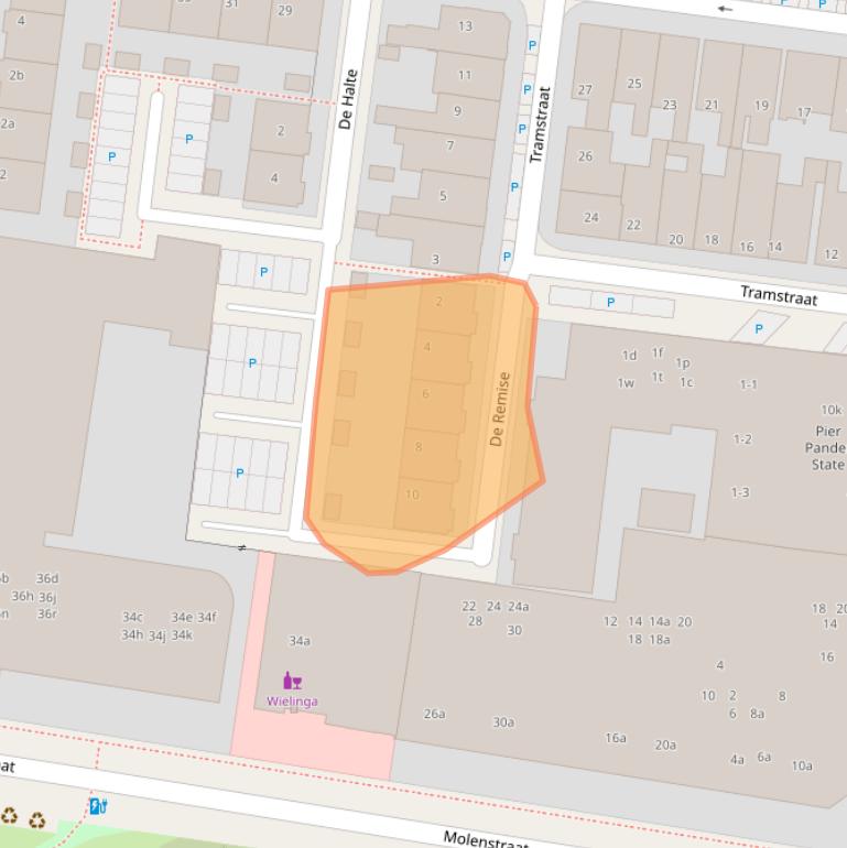 Kaart van postcodegebied 8913DA.