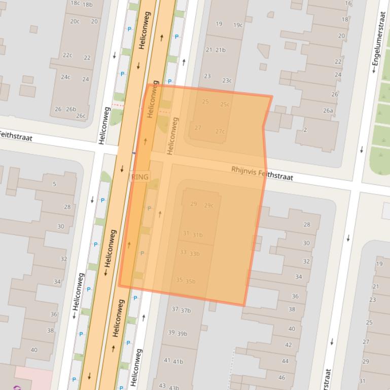 Kaart van postcodegebied 8913ES.