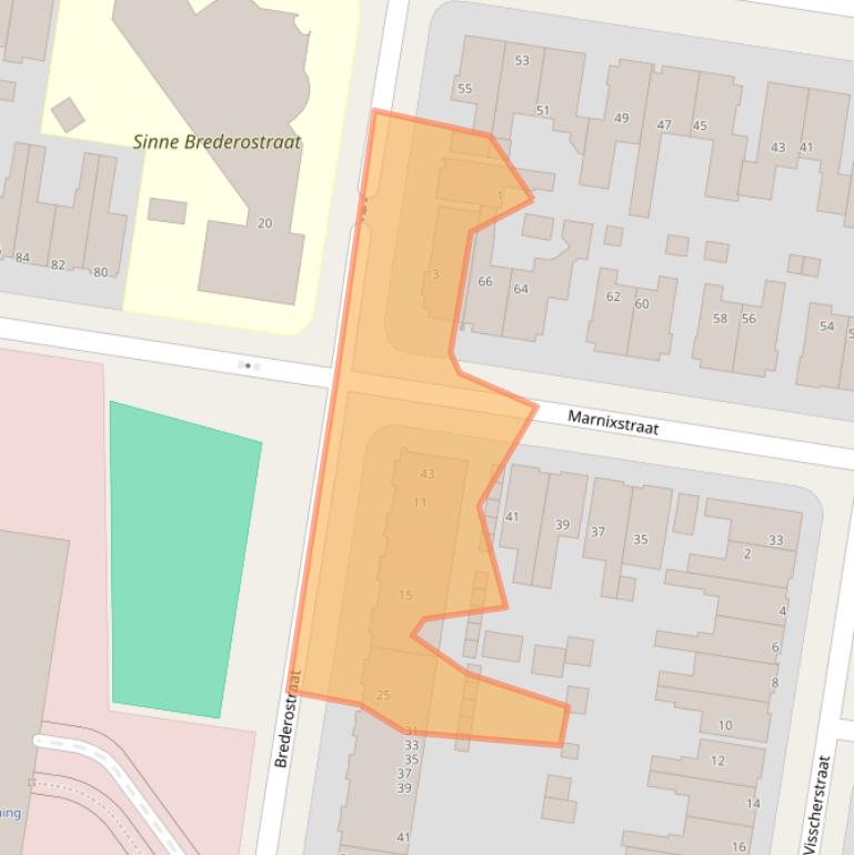 Kaart van postcodegebied 8913HD.