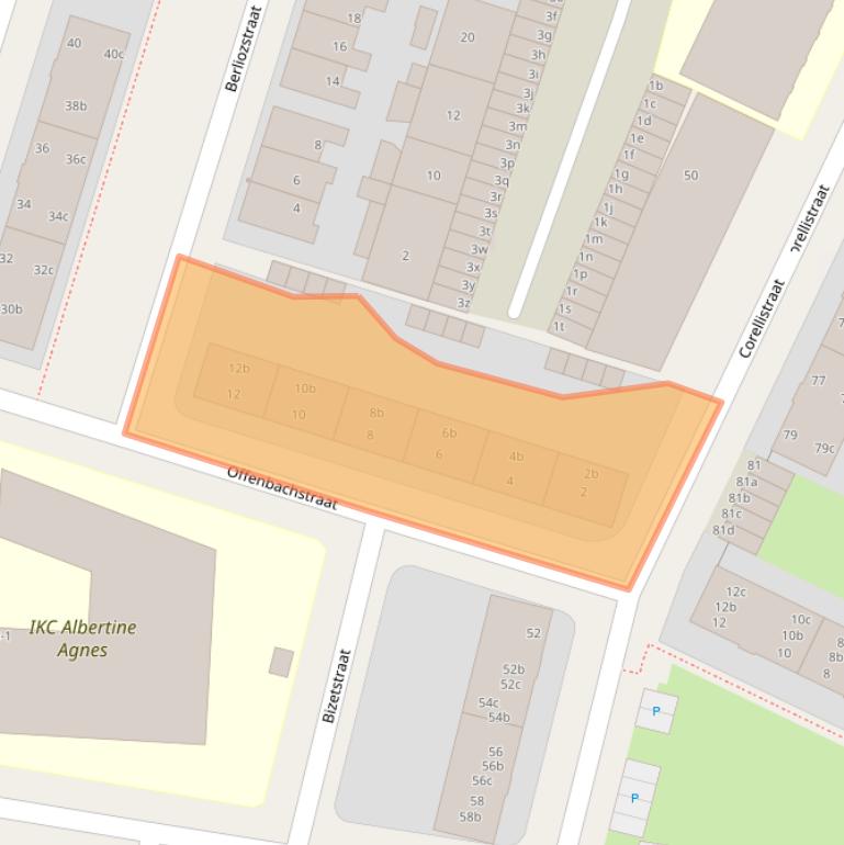 Kaart van postcodegebied 8915CG.