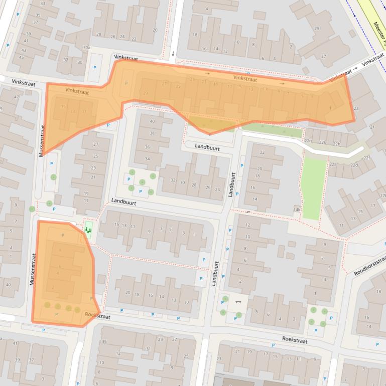 Kaart van postcodegebied 8916AN.
