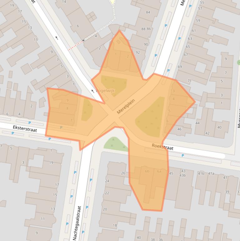 Kaart van postcodegebied 8916AZ.