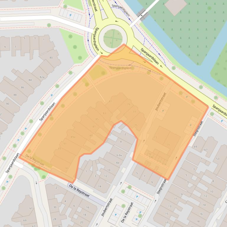 Kaart van postcodegebied 8917AM.