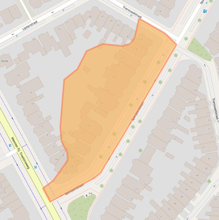 Kaart van postcodegebied 8917AX.