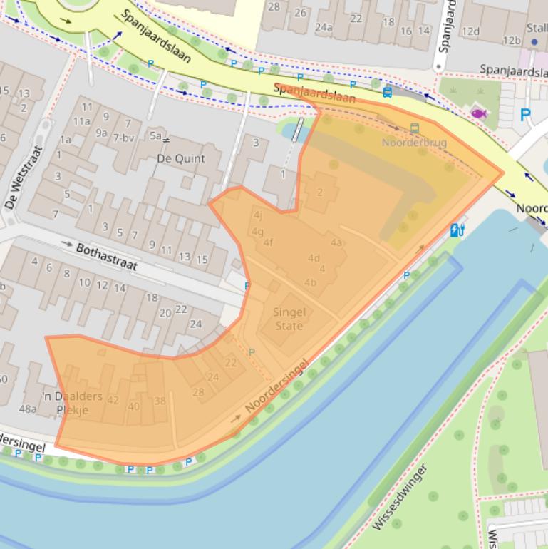 Kaart van postcodegebied 8917BA.