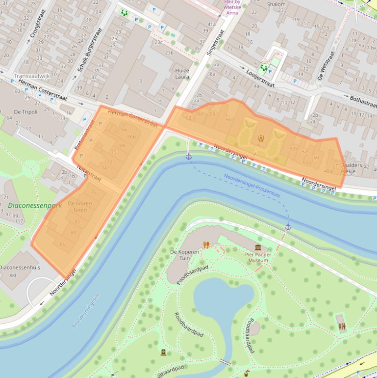 Kaart van postcodegebied 8917BB.