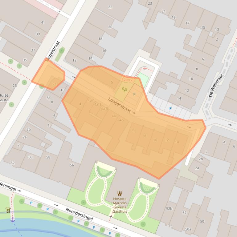 Kaart van postcodegebied 8917BH.