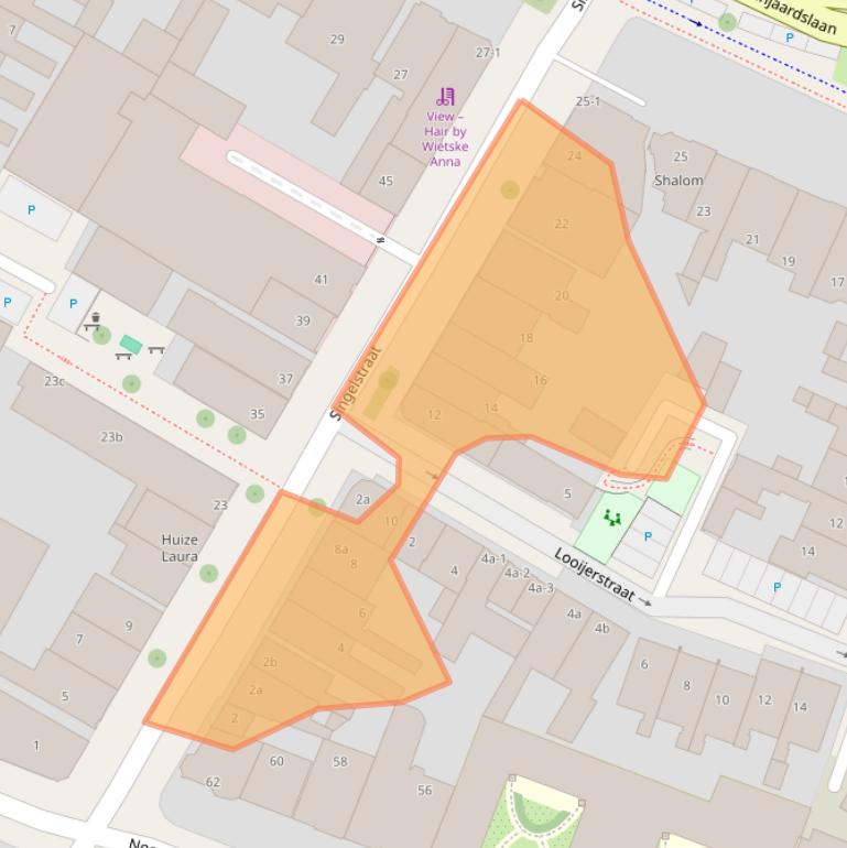 Kaart van postcodegebied 8917BK.