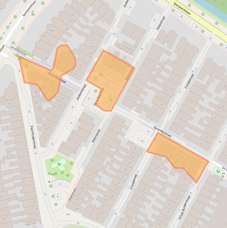 Kaart van postcodegebied 8917CD.