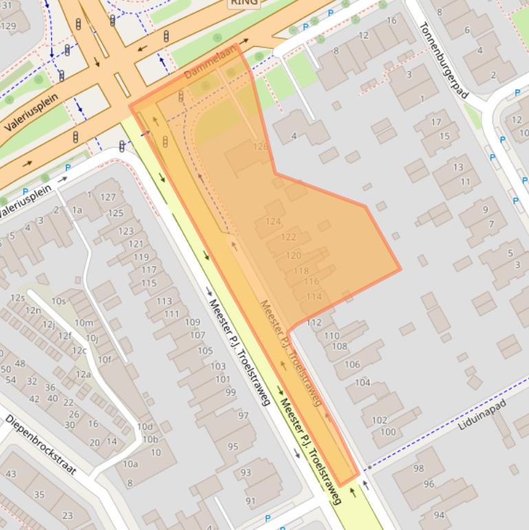 Kaart van postcodegebied 8917CV.