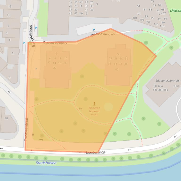 Kaart van postcodegebied 8917GA.