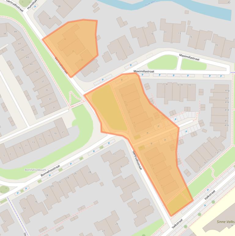 Kaart van postcodegebied 8917HE.