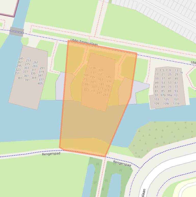 Kaart van postcodegebied 8917JB.