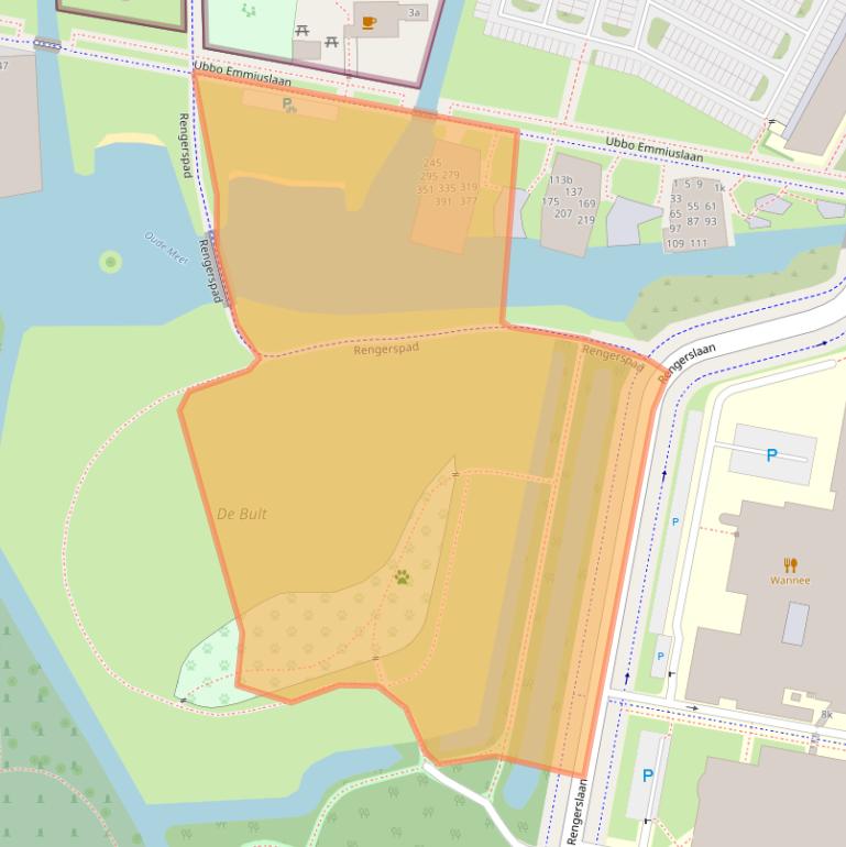 Kaart van postcodegebied 8917JC.