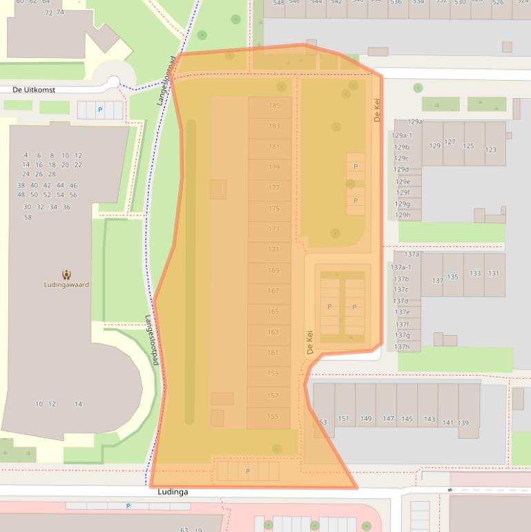 Kaart van postcodegebied 8918AX.