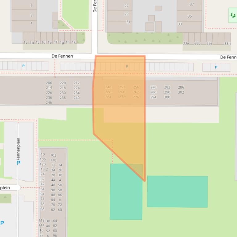Kaart van postcodegebied 8918CM.