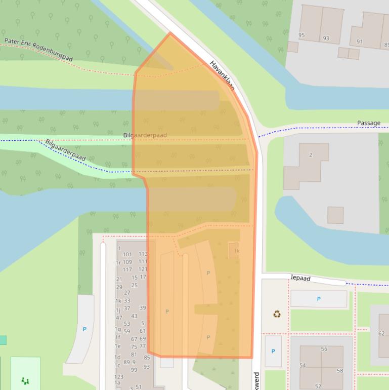 Kaart van postcodegebied 8918DM.