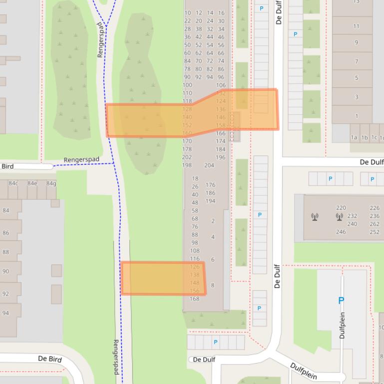 Kaart van postcodegebied 8918EH.