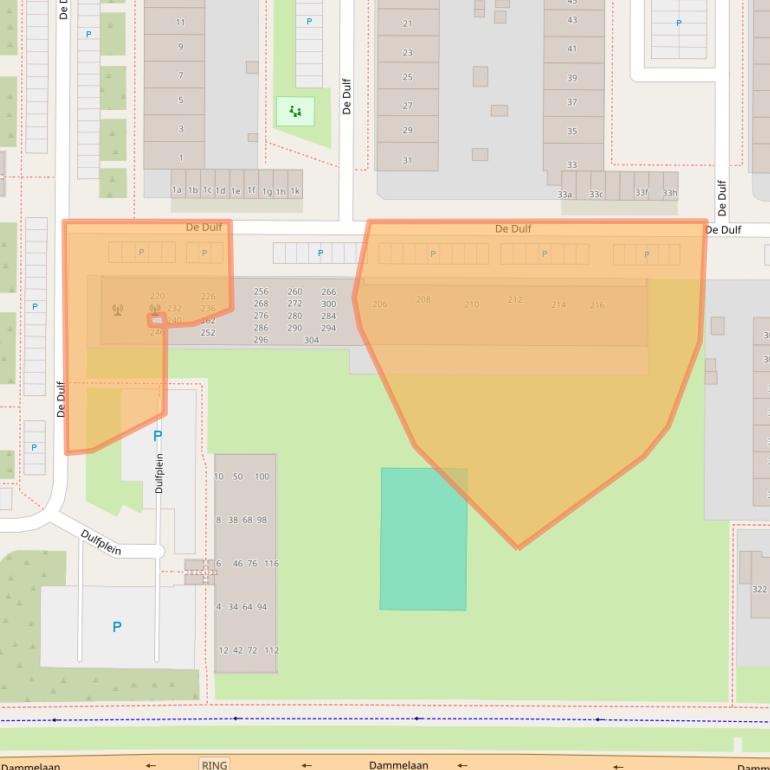 Kaart van postcodegebied 8918EK.