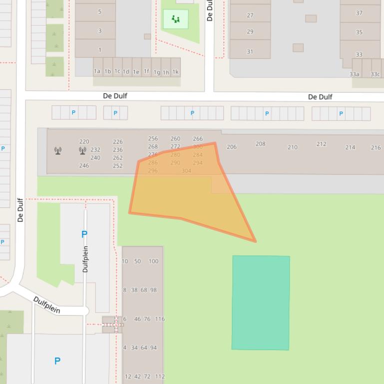 Kaart van postcodegebied 8918EM.