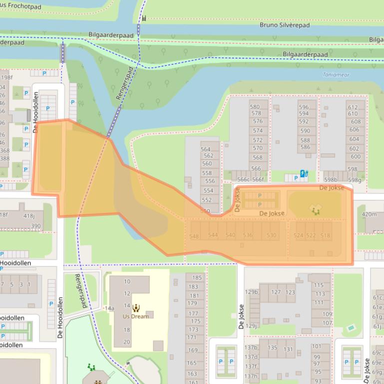 Kaart van postcodegebied 8918HM.