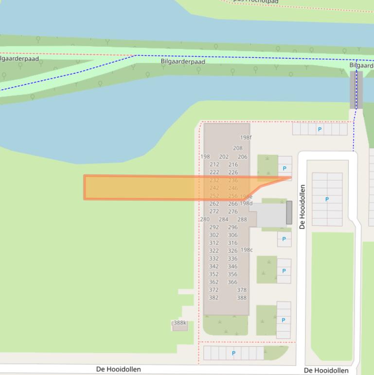 Kaart van postcodegebied 8918JM.