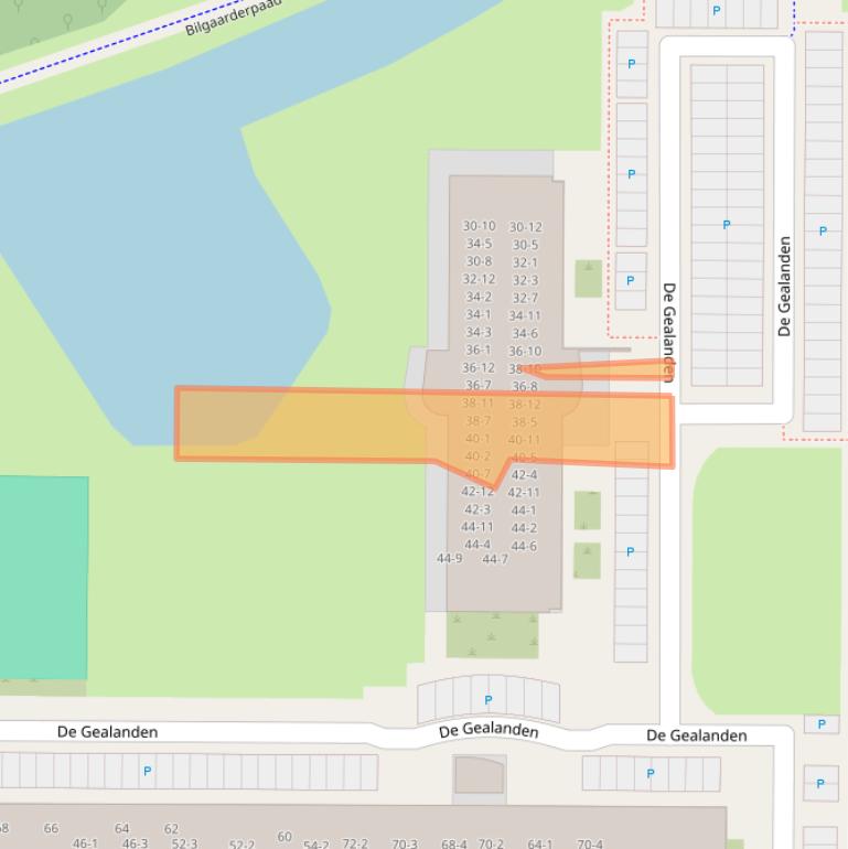 Kaart van postcodegebied 8918KR.