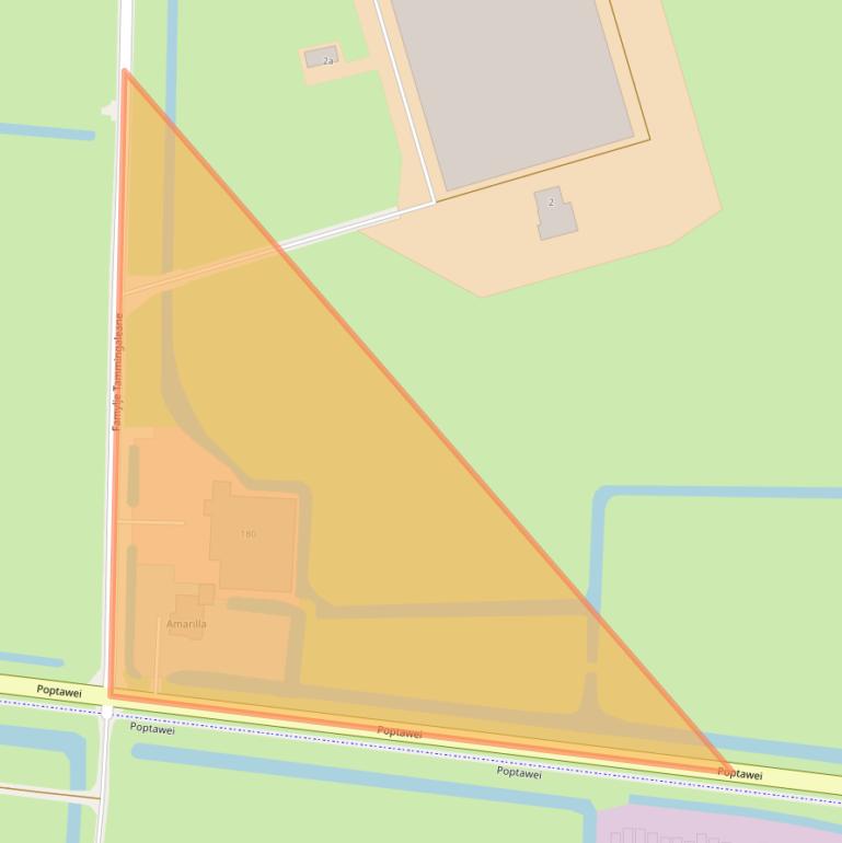 Kaart van postcodegebied 8919AM.