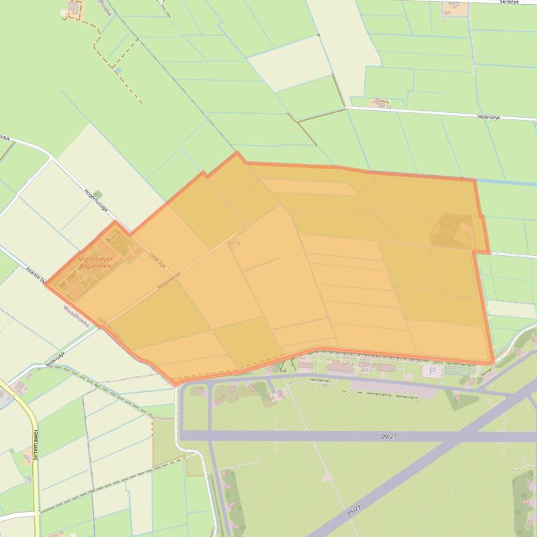Kaart van postcodegebied 8919AN.