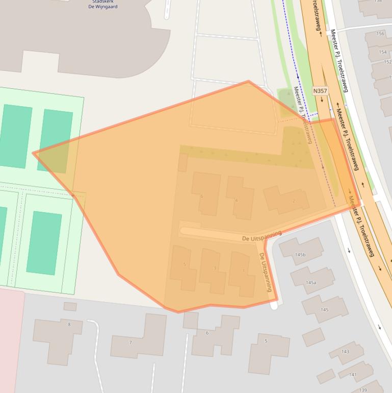 Kaart van postcodegebied 8919AR.